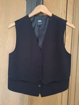Chaleco Zara Negro