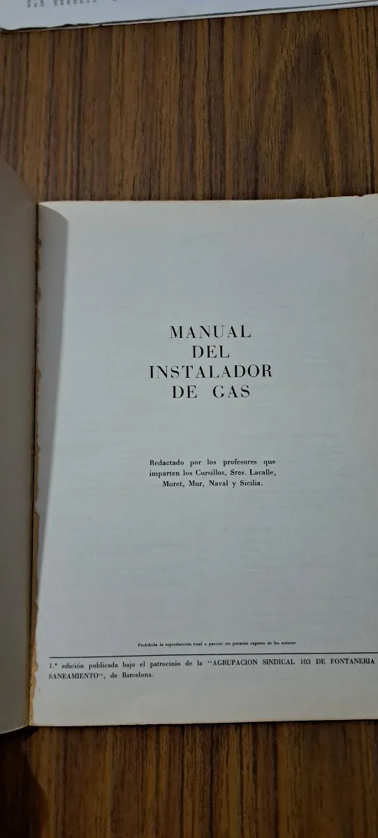 Manuali del Gas 1974