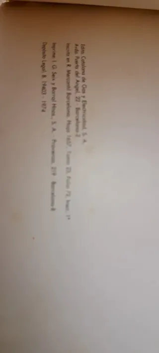 Manuali del Gas 1974