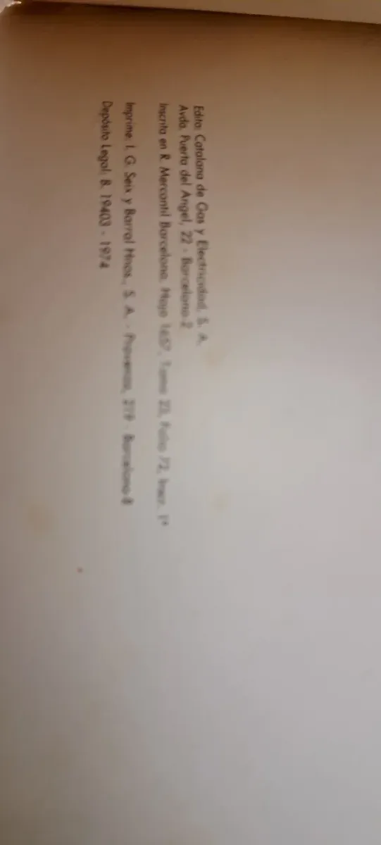 Manuali del Gas 1974