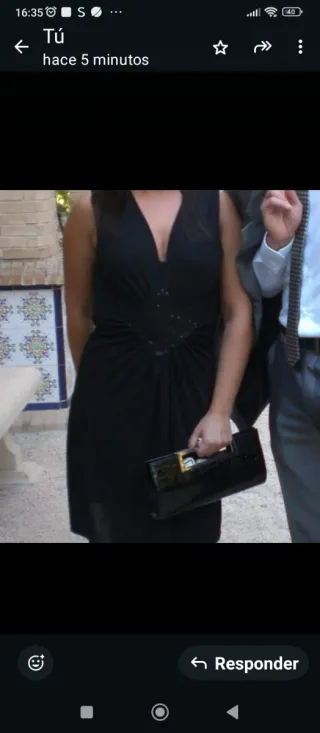 Vestido negro elegante