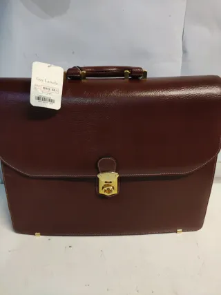 Maletín Guy Laroche Marrón Piel