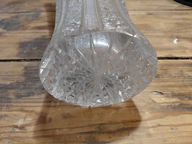 Centro de mesa cristal tallado