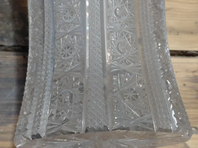 Centro de mesa cristal tallado