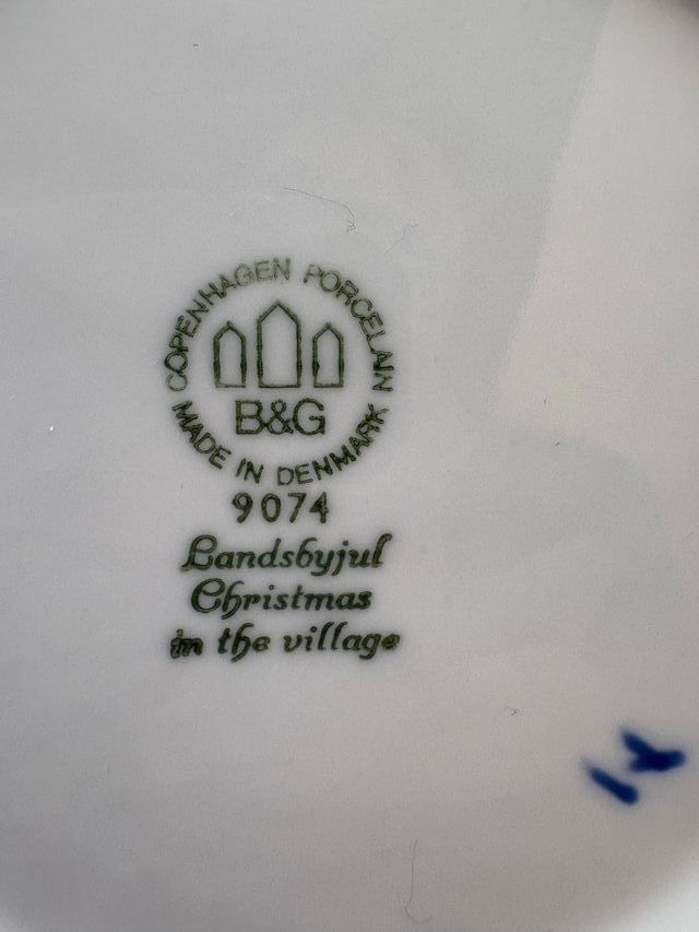 Piatto Natale B&G 1974 Danimarca