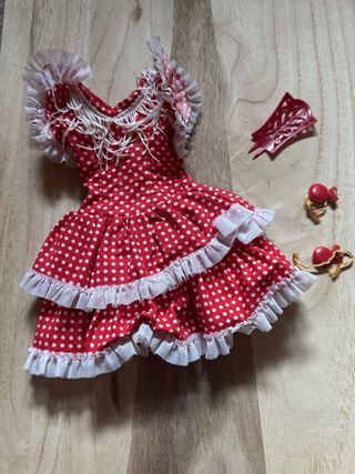 Conjunto Gitana rojo Nancy Famosa Años 70