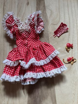 Conjunto Gitana rojo Nancy Famosa Años 70