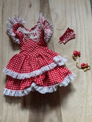 Conjunto Gitana rojo Nancy Famosa Años 70