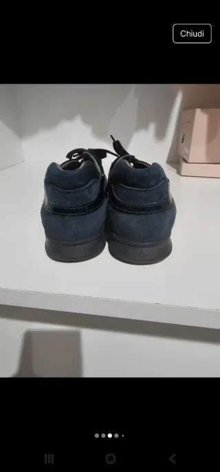 Hogan Scarpe Donna Blu Tg 35