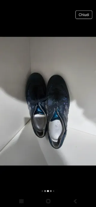 Hogan Scarpe Donna Blu Tg 35
