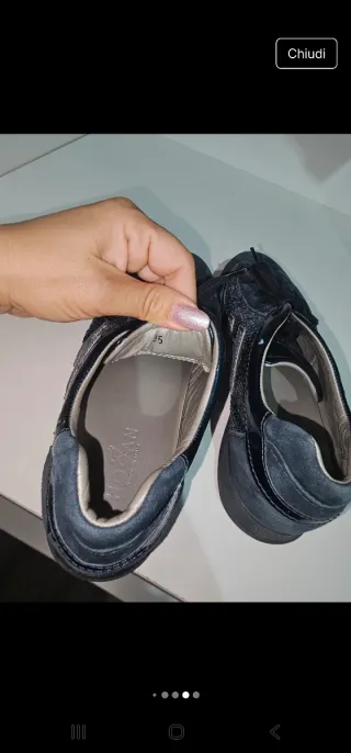 Hogan Scarpe Donna Blu Tg 35