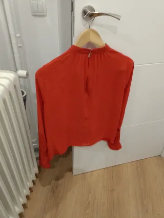 Blusa Stradivarius Roja Talla L