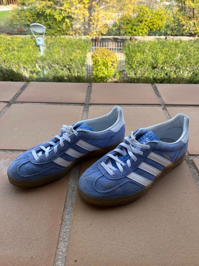 Adidas Gazelle Azul y Blanco