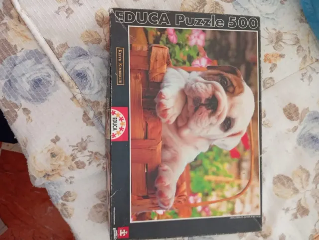 Puzzle Educa Perro Bulldog Francés 500 Piezas