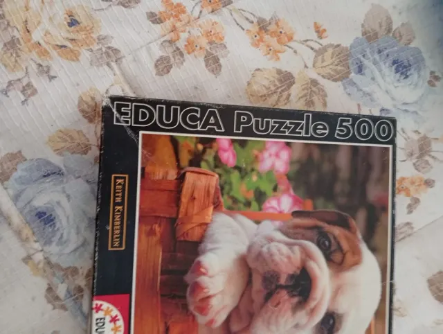 Puzzle Educa Perro Bulldog Francés 500 Piezas