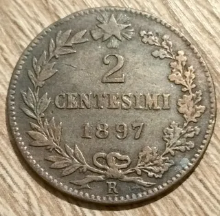 2 Centesimi 1897 Moneta