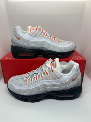 Nike Air Max 95 Wolf Grey Safety Orange T. 38,5.