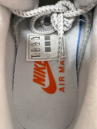 Nike Air Max 95 Wolf Grey Safety Orange T. 38,5.