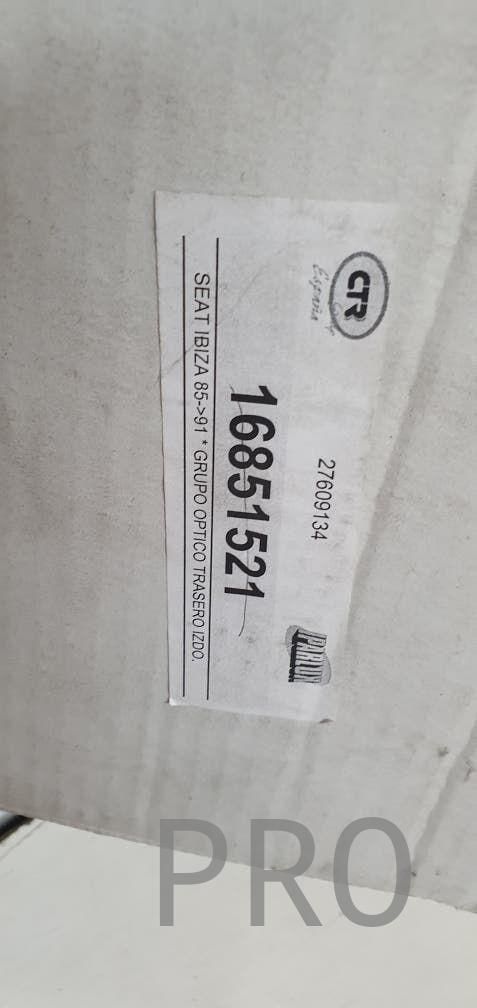 piloto seat ibiza mk1 izquierdo  nuevo