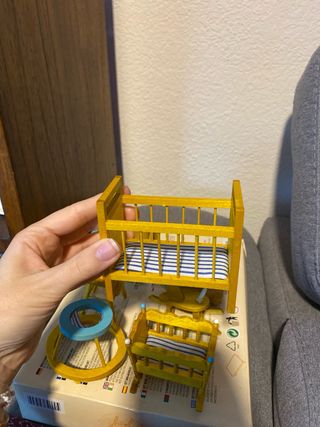 Set Muebles Casita Muñecas Madera