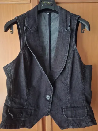 Chaleco vaquero vintage