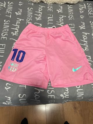 Chándal Corto Barcelona Nike Rosa