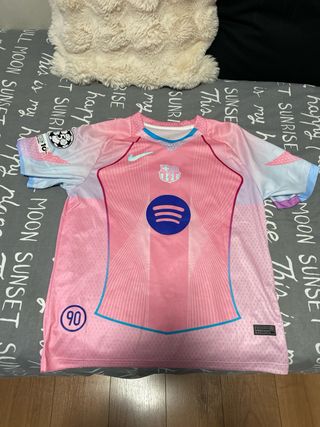 Chándal Corto Barcelona Nike Rosa