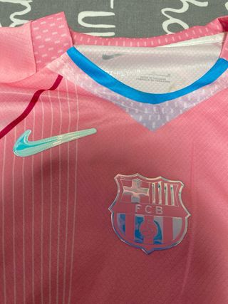 Chándal Corto Barcelona Nike Rosa