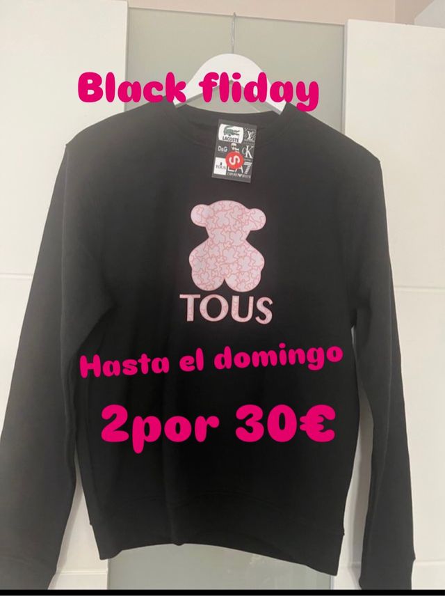 Sudadera Tous Negra Talla S