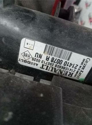 Dacia 103434 k9k_626 radiador agua. sandero 1.5