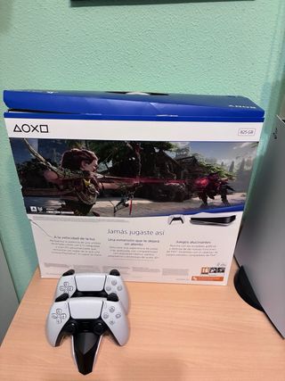 PS5 con Lector + 2 Mandos + Horizon