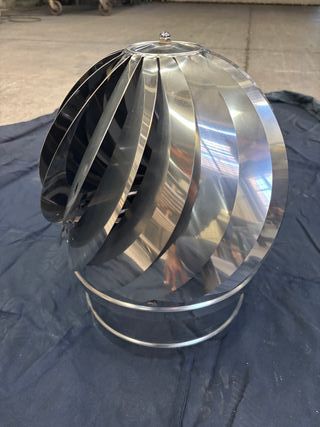 2 Sombreros de chimenea 250mm INOX