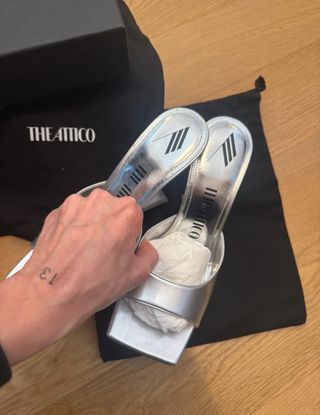 Sandali The Attico argento