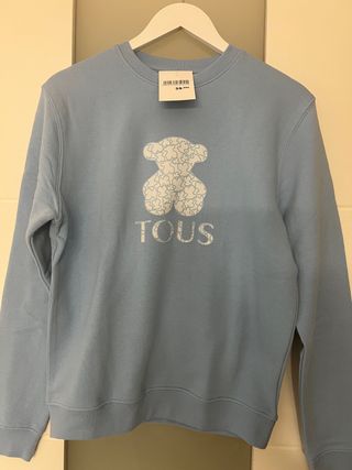 Sudadera Tous Oso y Logo Azul