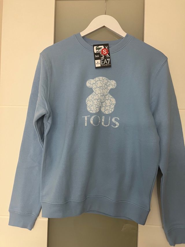 Sudadera Tous Oso y Logo Azul