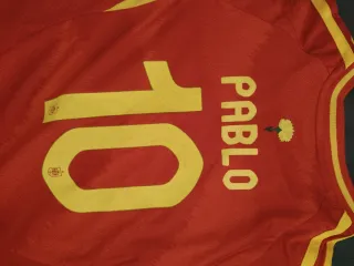 Equipación Fútbol España Adidas Talla 16