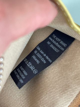 Tarjetero HOFF piel naranja y amarillo