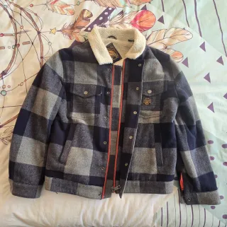 Cazadora Superdry Sherpa cuadros
