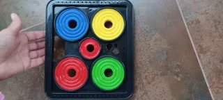 Set 8 Bocce Piatte Colorate + due boccini.