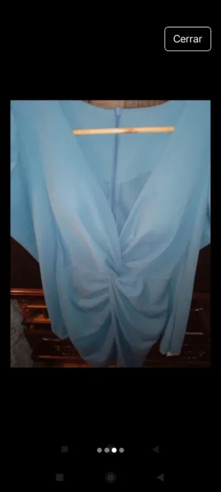 Vestido azul ceremonia nuevo