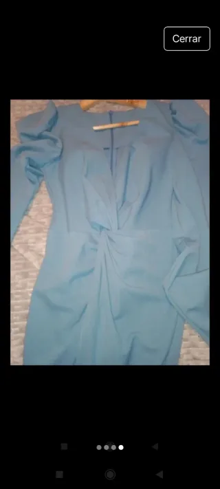 Vestido azul ceremonia nuevo