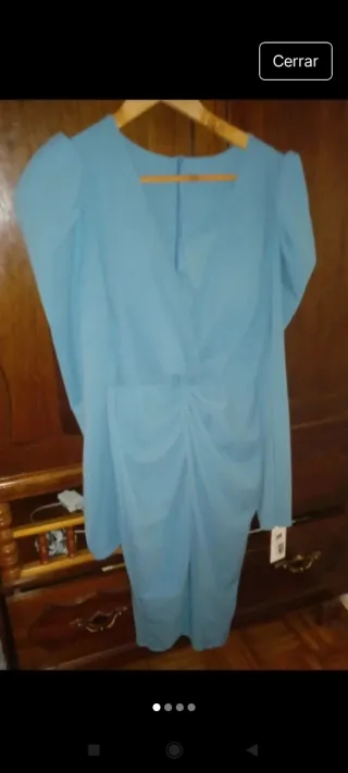 Vestido azul ceremonia nuevo