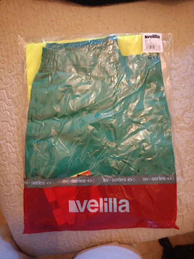 Pantalón de trabajo Velilla verde y amarillo