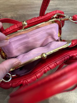 Bolso bandolera de cuero cordero