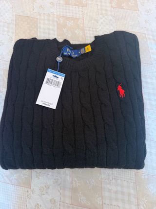 Jersey Polo Ralph Lauren Negro Talla M