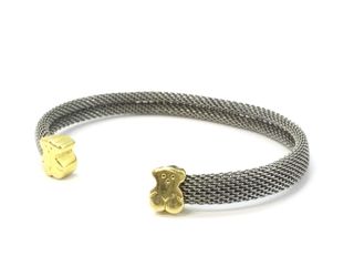 Pulsera Tous Oro 18k Malla Oso