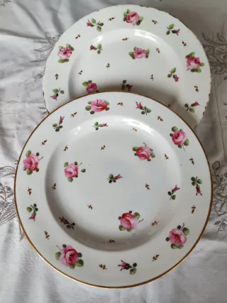2 Piatti Derby 1805/10 Rose