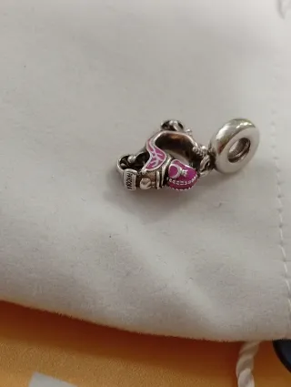 Charm Moto Rosa Pandora
