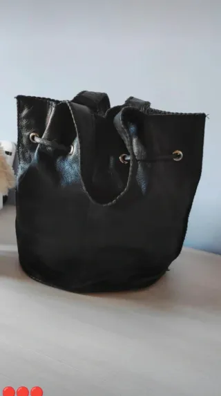 Borsa Carpisa Vera Pelle Nera