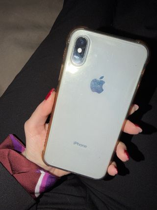 iPhone X Apple bianco/argentato